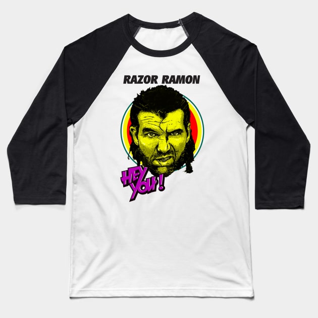 Hey You Razor Ramon 1958-2022 Thank For The Memories Baseball T-Shirt by RAINYDROP